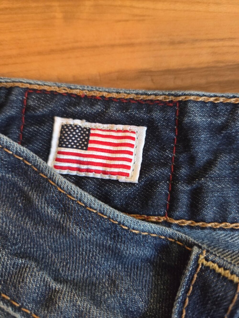 True Religion Cutoff Jean Shorts Size 26 - Picture 7 of 9